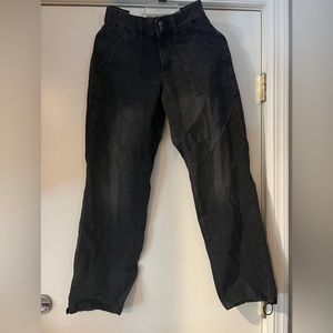 Black Jean Jogger Pants SIZE SMALL